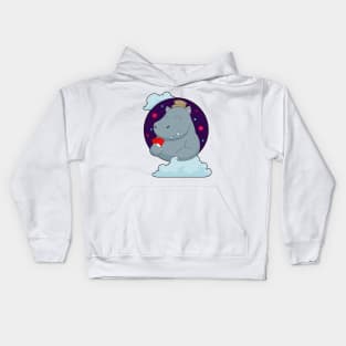 Hippo Poker Poker cards Kids Hoodie